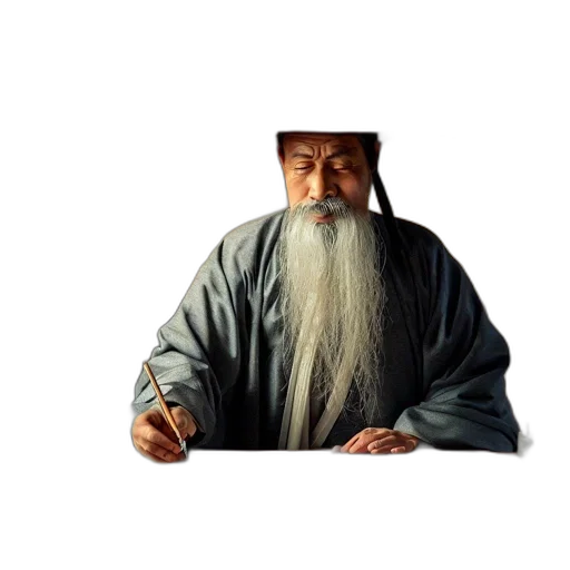 face, staff, hat, dragon transparent PNG cut-out
