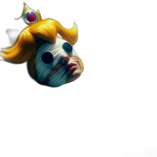crown, mask, creature, face transparent PNG cut-out