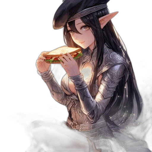 food, dragon, weapon, hat transparent PNG cut-out