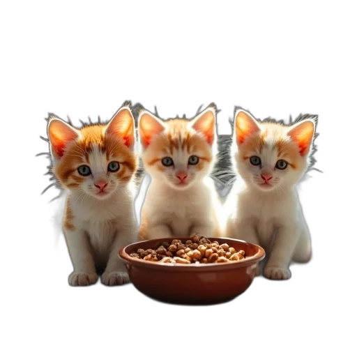 food, animal, staff, 3d render transparent PNG cut-out