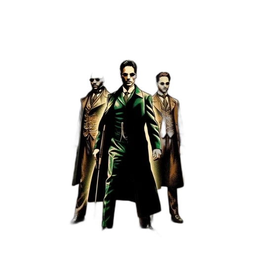 jacket, comic book art, concept art, pixel art transparent PNG cut-out