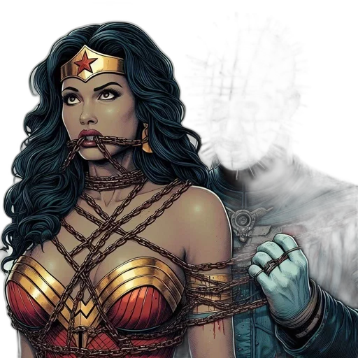 comic book art, fantasy art, concept art, wonder transparent PNG cut-out