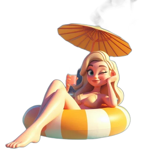 umbrella, hat, crown, concept art transparent PNG cut-out