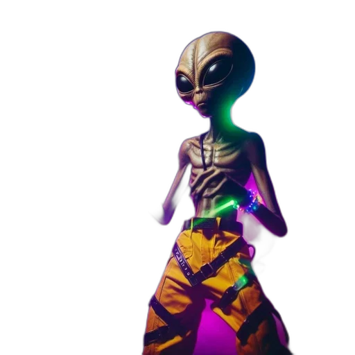 creature, dress, mask, robot transparent PNG cut-out