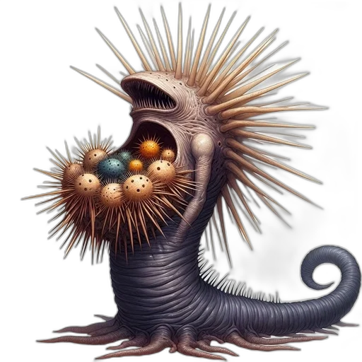 creature, animal, hair, dragon transparent PNG cut-out