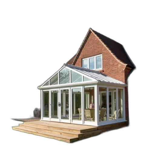 3d render, photorealistic, brick, building transparent PNG cut-out