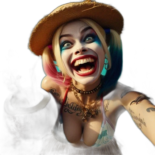 face, concept art, photorealistic, comic book art transparent PNG cut-out