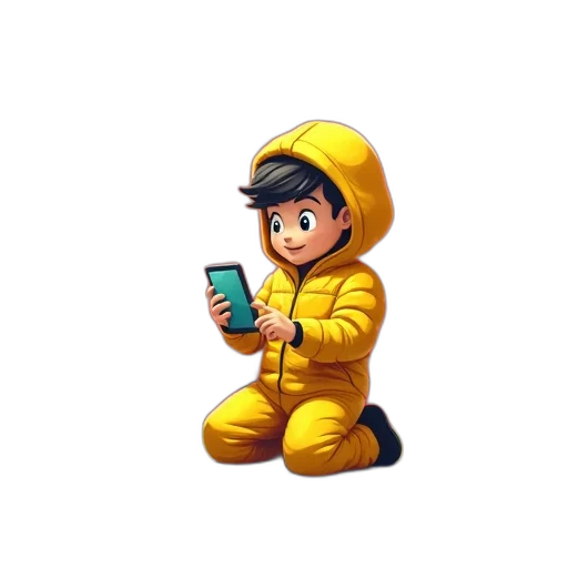 jacket, staff, robot, animal transparent PNG cut-out