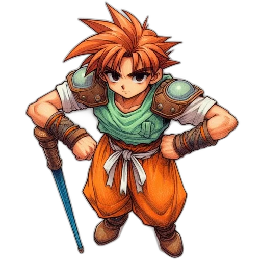 sword, staff, weapon, dragon transparent PNG cut-out