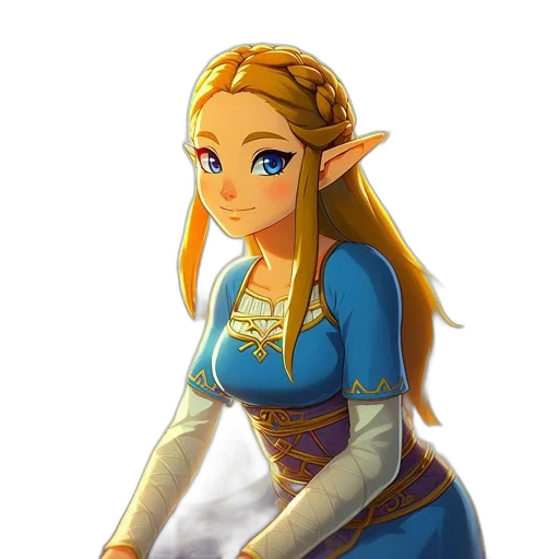 dress, crown, staff, face transparent PNG cut-out