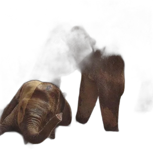 animal, creature, staff, photorealistic transparent PNG cut-out