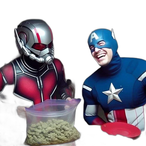 mask, comic book art, concept art, two transparent PNG cut-out