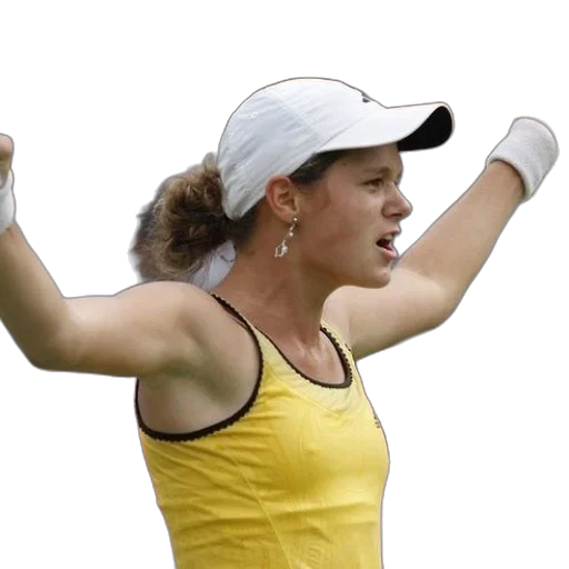 female, tennis, player, wearing transparent PNG cut-out