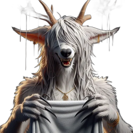mask, animal, creature, staff transparent PNG cut-out