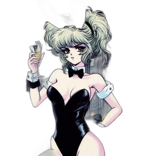 dress, staff, anime, concept art transparent PNG cut-out
