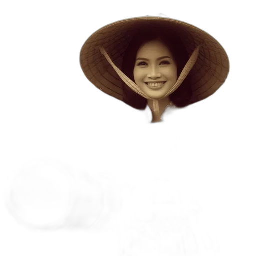 hat, umbrella, mask, staff transparent PNG cut-out