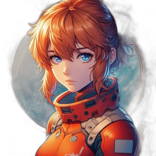 robot, face, jacket, staff transparent PNG cut-out