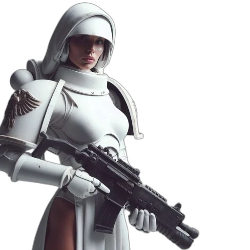 weapon, robot, concept art, 3d render transparent PNG cut-out
