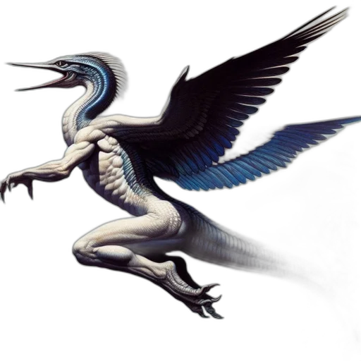 dragon, creature, animal, staff transparent PNG cut-out