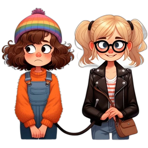 hat, hair, jacket, pixel art transparent PNG cut-out