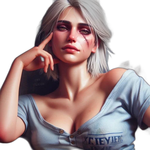 face, jacket, dress, photorealistic transparent PNG cut-out