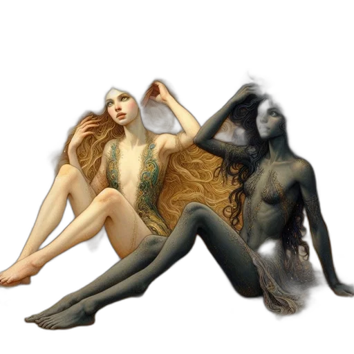 creature, concept art, fantasy art, 3d render transparent PNG cut-out