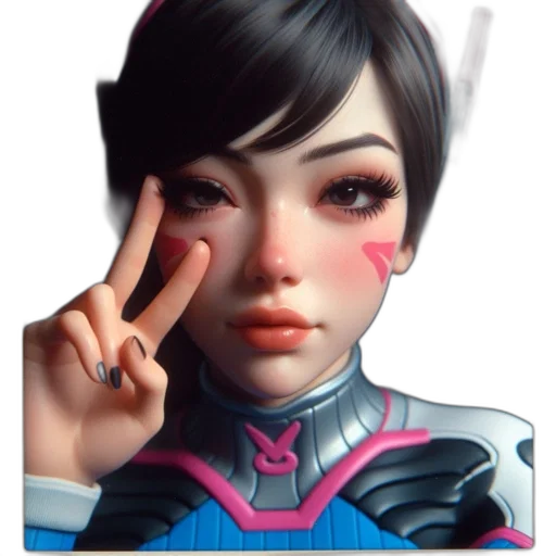 face, robot, weapon, vaporwave transparent PNG cut-out