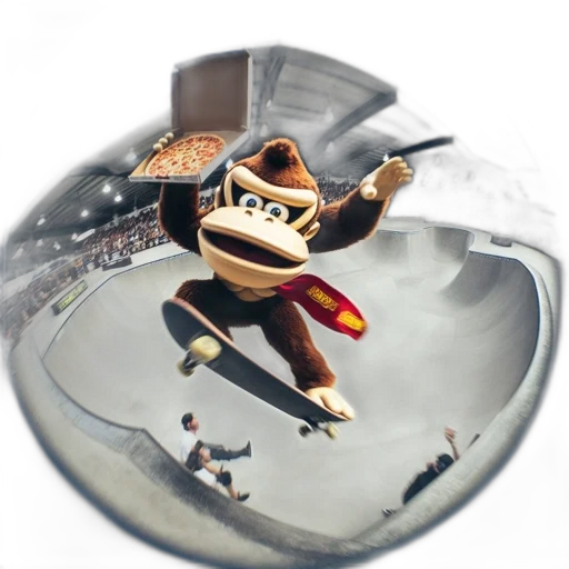 concept art, 3d render, animated, figure transparent PNG cut-out