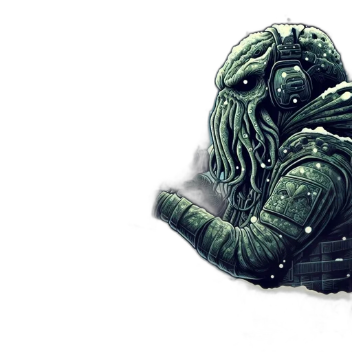 creature, mask, concept art, fantasy art transparent PNG cut-out