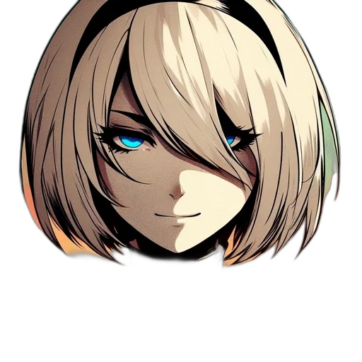 face, mask, hair, staff transparent PNG cut-out