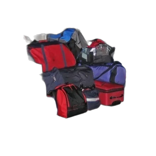 jacket, bus, luggage, back transparent PNG cut-out