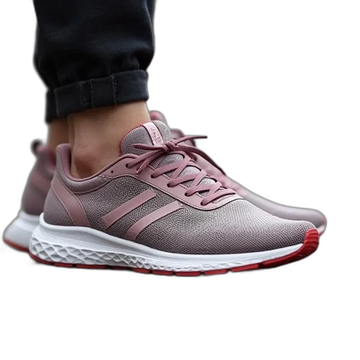 shoes, 3d render, photorealistic, vaporwave transparent PNG cut-out