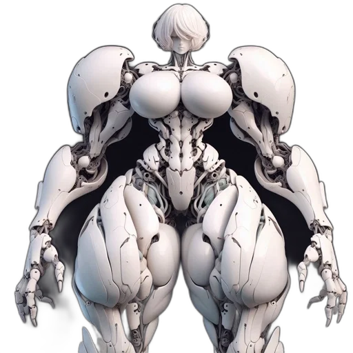 robot, dress, weapon, creature transparent PNG cut-out