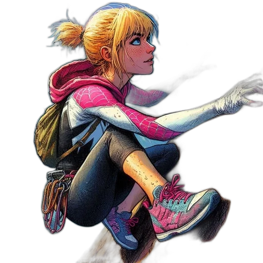jacket, comic book art, concept art, cartoon transparent PNG cut-out