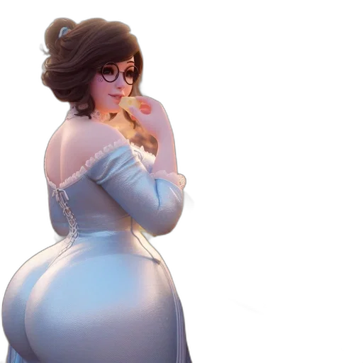 dress, concept art, 3d render, fantasy art transparent PNG cut-out