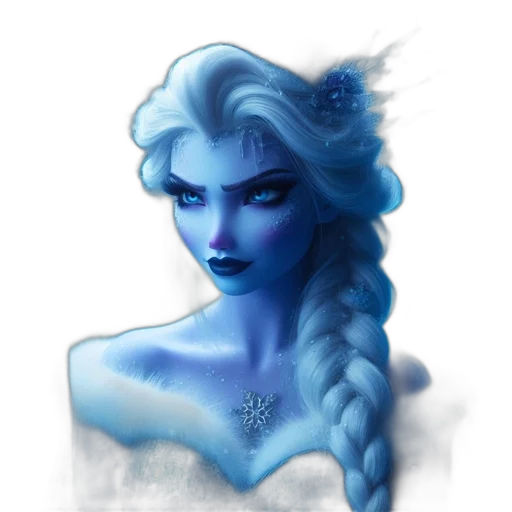 face, fantasy art, concept art, comic book art transparent PNG cut-out