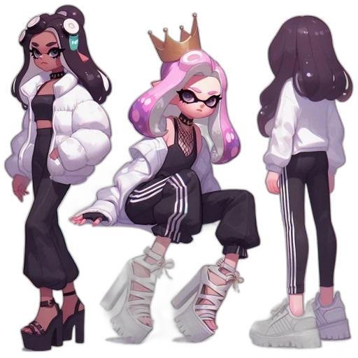 concept art, vaporwave, pixel art, anime transparent PNG cut-out
