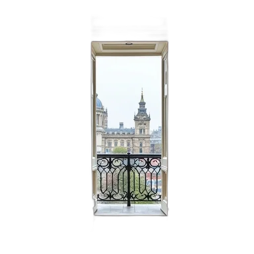 building, king, suite, balcony transparent PNG cut-out