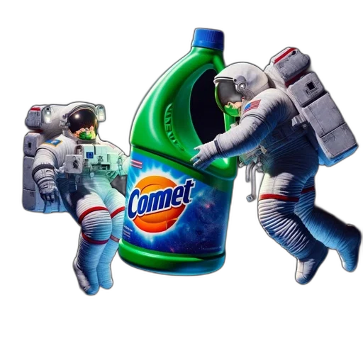 robot, bottle, jacket, creature transparent PNG cut-out