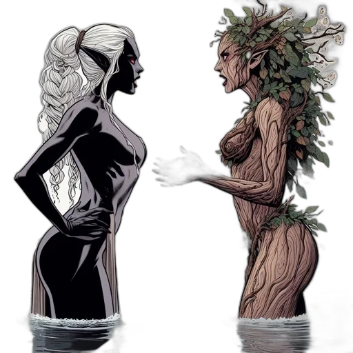 comic book art, concept art, fantasy art, pixel art transparent PNG cut-out