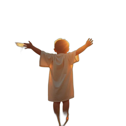 dress, staff, jacket, 3d render transparent PNG cut-out