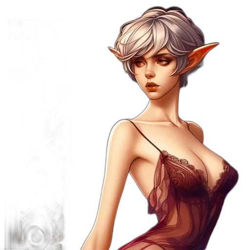 dress, staff, fantasy art, concept art transparent PNG cut-out