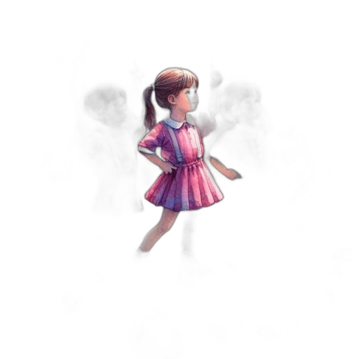 dress, staff, robot, creature transparent PNG cut-out