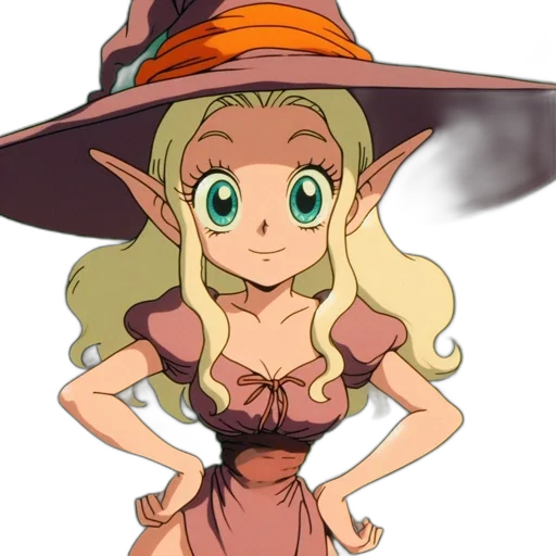 hat, staff, dress, cartoon transparent PNG cut-out