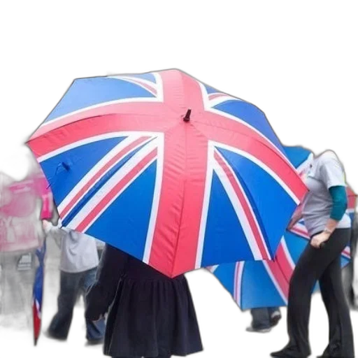 umbrella, jacket, staff, hat transparent PNG cut-out