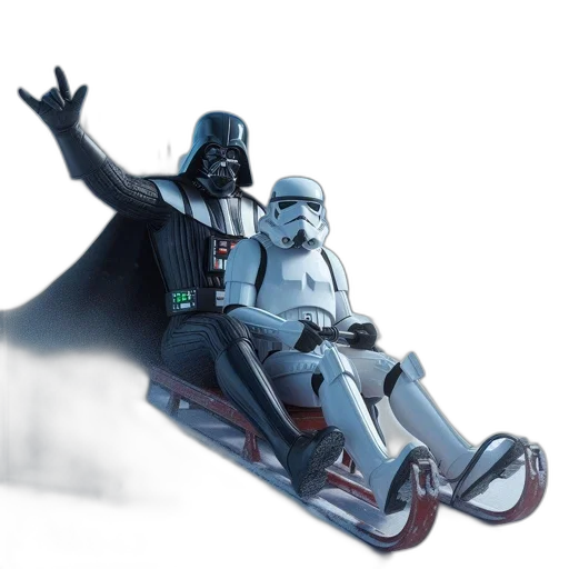 concept art, comic book art, outer space, two transparent PNG cut-out