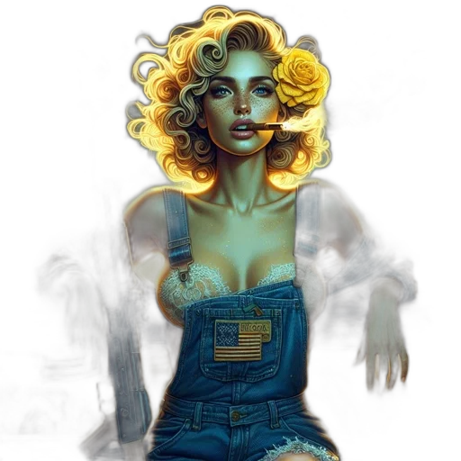 dress, concept art, comic book art, fantasy art transparent PNG cut-out
