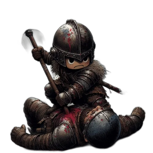 sword, weapon, staff, robot transparent PNG cut-out