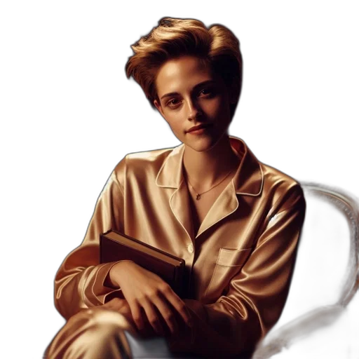 jacket, face, hair, photorealistic transparent PNG cut-out