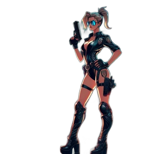 robot, weapon, staff, mask transparent PNG cut-out